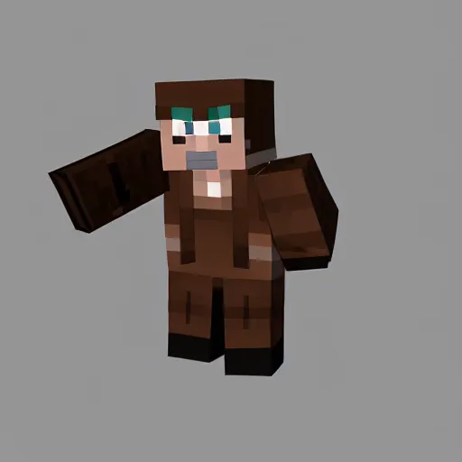 Prompt: minecraft gorilla mob model