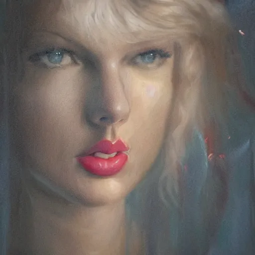 Prompt: a face portrait of taylor swift as a rock, fantasy setting, stone face, dim colors, soft lighting, atmospheric, cinematic, moody, in the style of diego koi, gina heyer, luiz escanuela, art by alyssa monk, hyperrealism, rule of thirds, golden ratio, oil on canvas, 8 k