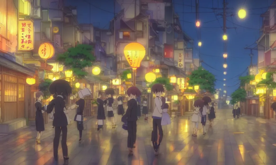 Prompt: kyoto animation still of contentment and satisfaction, dynamic lighting, vivid colors, high detail, award winning