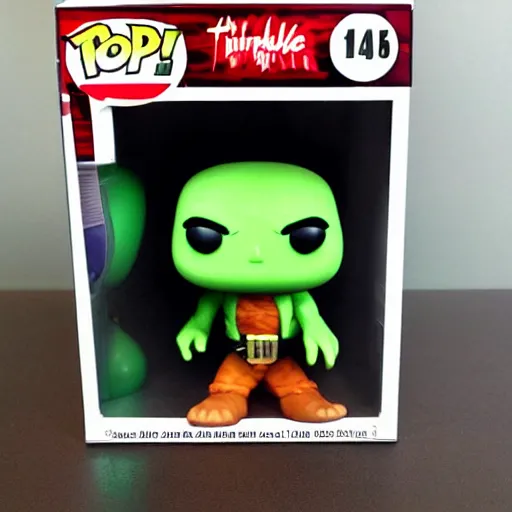 Image similar to Funko pop of a ninja turtle