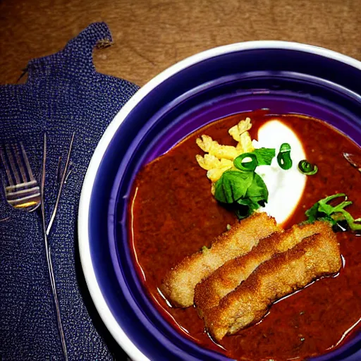 Prompt: Pork Tonkatsu Curry, Pullitzer prize winning photograph