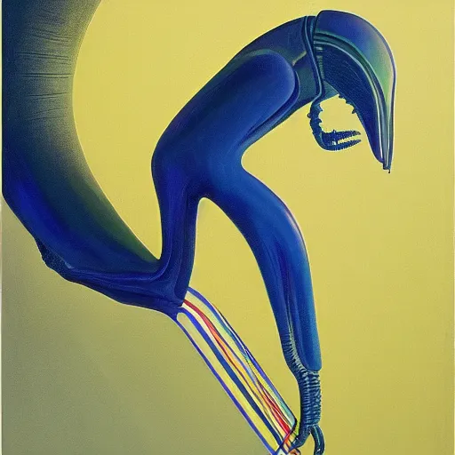 Image similar to alien by wayne thiebaud