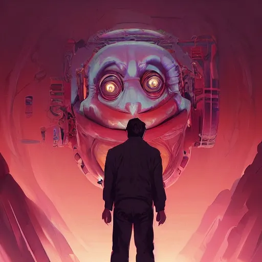 Image similar to elon musk ( 1 9 8 7 ), horror, game design fanart by concept artist gervasio canda, behance hd by jesper ejsing, by rhads, makoto shinkai and lois van baarle, ilya kuvshinov