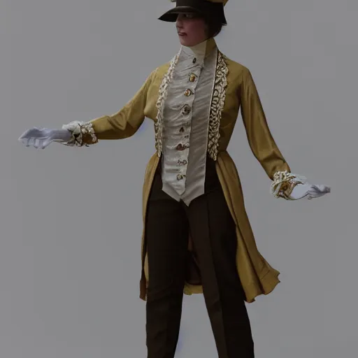 Image similar to regency period dress umpire waist!! bridgerton, delicate, flowery, high fashion, streetwear, cyberpunk, detailed, octane render, cinematic, 8k,