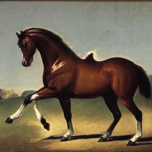 Image similar to horse, gilbert stuart style