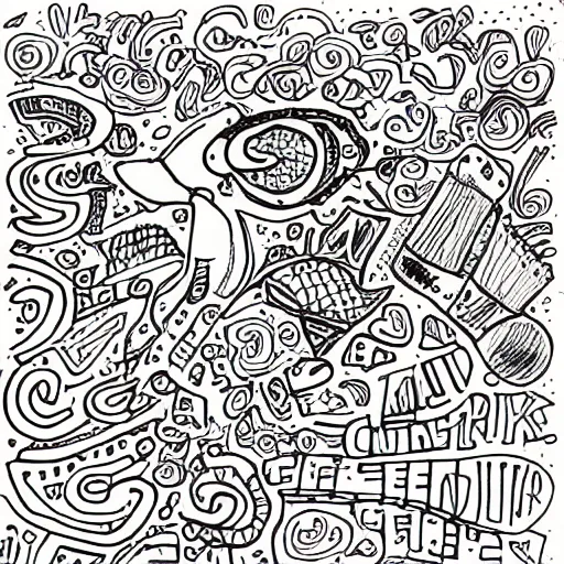 Image similar to doodle art by mr doodle