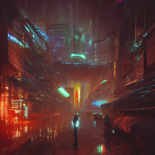 Image similar to photorealistic cyberpunk alien invasion in the style of michael whelan and greg rutkowski. hyperdetailed photorealism, 1 0 8 megapixels, amazing depth, high resolution, 3 d shading, 3 d finalrender, 3 d cinematic lighting, glowing rich colors, psychedelic overtones, artstation concept art.