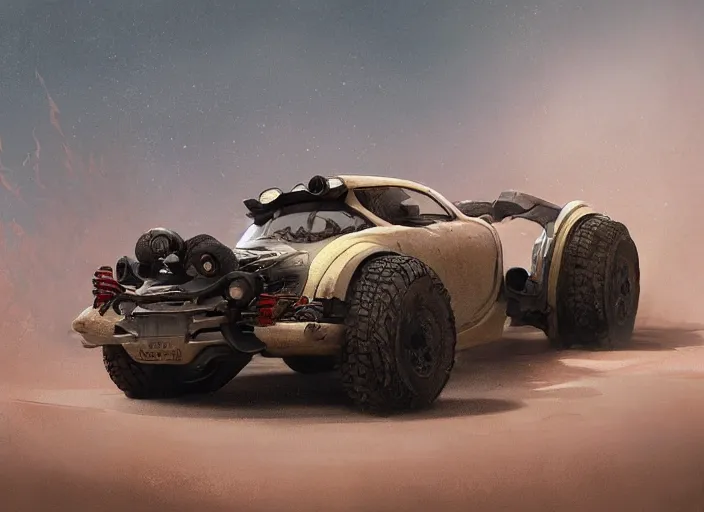 Image similar to a beautiful concept design of an old car converted into offroad sport. car design by cory loftis, fenghua zhong, ryohei hase, ismail inceoglu and ruan jia, henrik fisker and bruce kaiser and scott robertson and dmitry mazurkevich and doruk erdem and jon sibal, volumetric light.