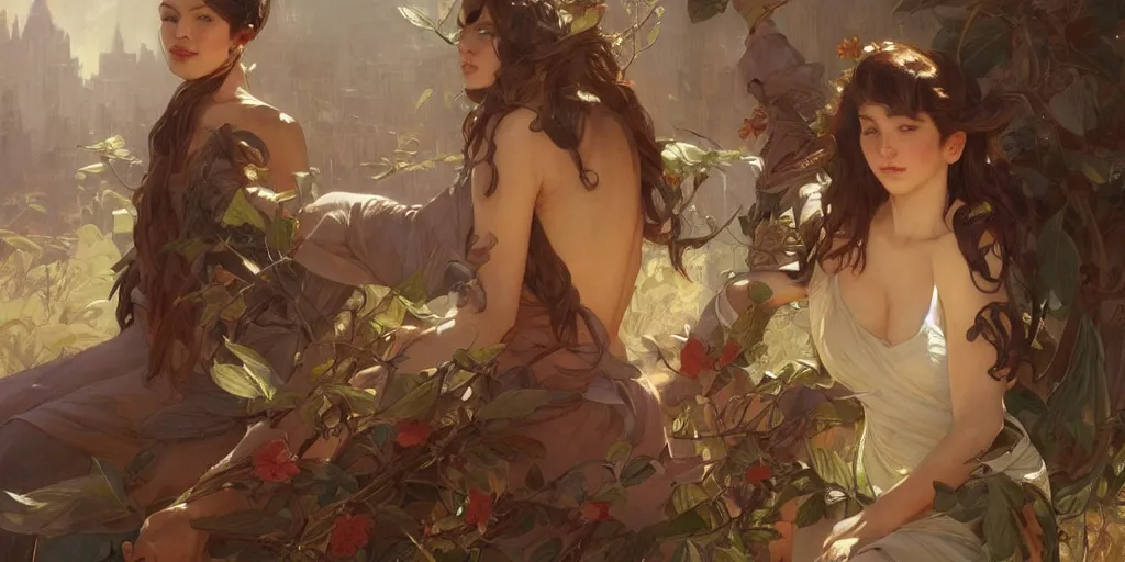 Image similar to realistic illustration, thanks, intricate, elegant, highly detailed, digital painting, artstation, concept art, smooth, sharp focus, illustration, art by artgerm and greg rutkowski and alphonse mucha