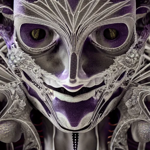 Image similar to soft painting curiosities carnival, symmetry accuratefeatures, focus, very intricate ultrafine details, black white purple volumetric lights, award winning masterpiece, octane render 8 k hd
