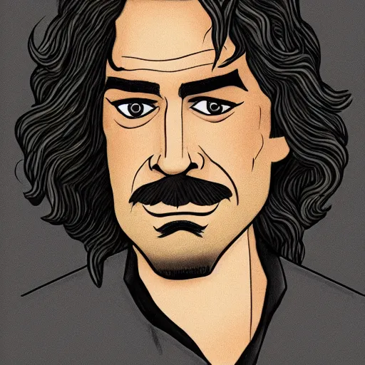 Prompt: precisely drawn illustration of inigo montoya drawn in the style of the dragon prince