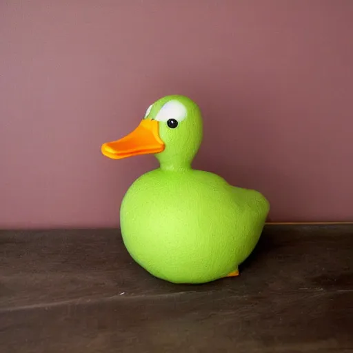 Image similar to duck made of cabbage