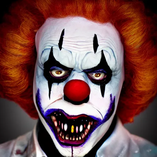 Prompt: undead clown