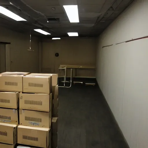 Image similar to the backrooms are empty