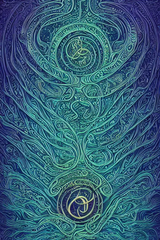 Prompt: a intricate background design with deep and intricate rune carvings and twisting lovecraftian by dan mumford, twirling smoke trails, a twisting vortex of dying galaxies, collapsing stars, digital art, photorealistic, vivid colors, highly detailed, intricate