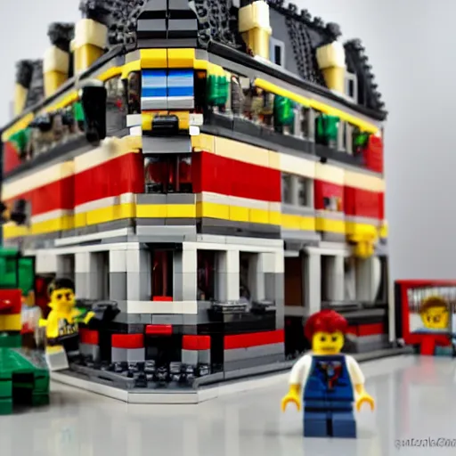 Image similar to paris made with lego