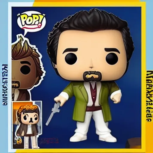 Image similar to columbo as funko pop figure