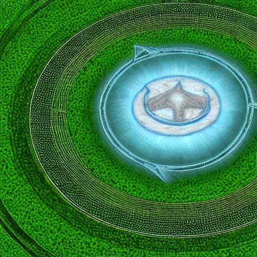 Image similar to UFO Fantasy Art taking a cow crop circle HDR