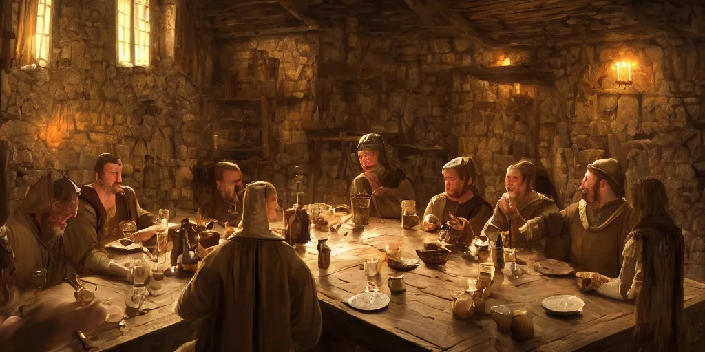 an medieval tavern created movie directed by director | Stable Diffusion