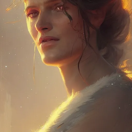 Prompt: a beautiful portrait of Demeter by Greg Rutkowski and Raymond Swanland, Trending on Artstation, ultra realistic digital art