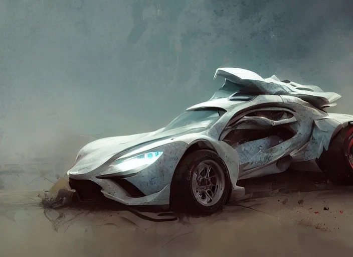 Image similar to a beautiful concept design of a supercar converted into offroad sport. car design by cory loftis, fenghua zhong, ryohei hase, ismail inceoglu and ruan jia. volumetric light, detailed, rendered in octane