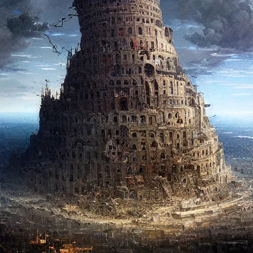 Tower of babel, destruction, beautiful, | Stable Diffusion | OpenArt