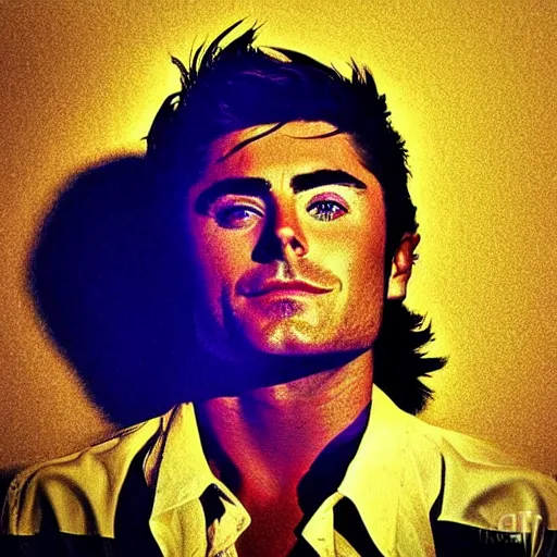 Image similar to “ zac efron retro minimalist portrait by jean giraud, moebius, sharp, smooth face, comic, 8 k ”