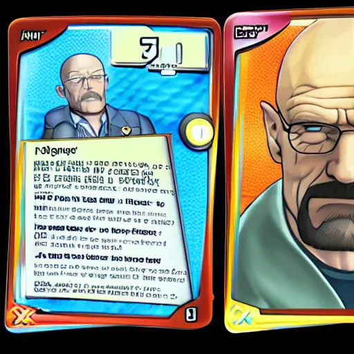 Image similar to walter white pokemon card, pokemon, card, scan