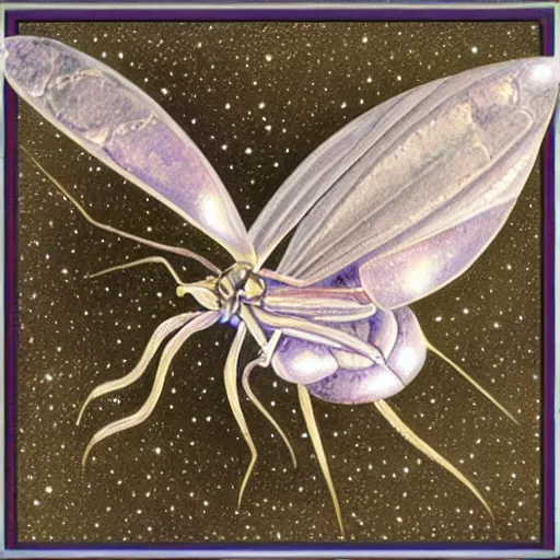 Image similar to celestial mantis.