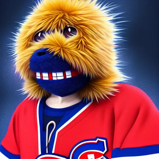 Image similar to anime Portrait of Youppi the Habs Montreal Canadiens Mascot as an evolved powerful pokemon, highly detailed anime, smooth, sharp focus, dynamic lighting, intricate, trending on ArtStation, illustration pokemon, art by WLOP