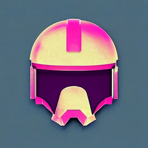 Image similar to Mandalorian isometric synthwave digital art