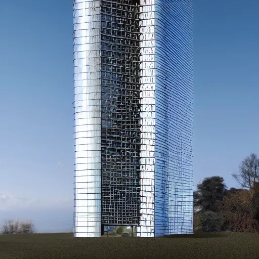 Image similar to bat tower designed by Norman Foster