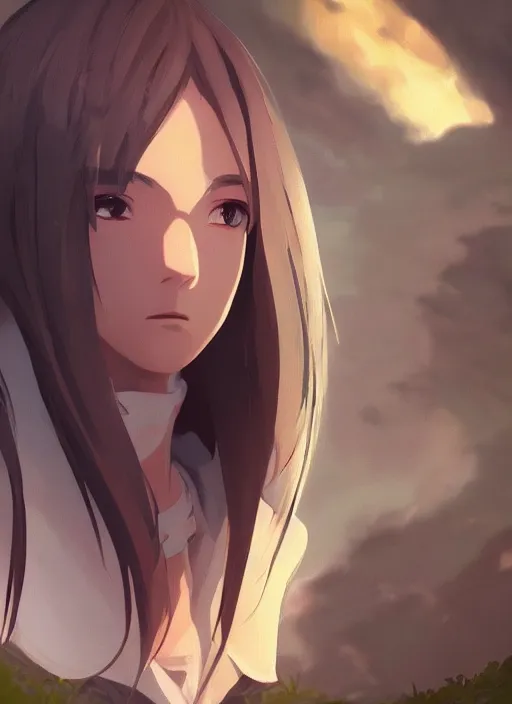 Prompt: celes chere portrait headshot, studio ghibli, sharp, rendered in unreal engine 5, anime key art by greg rutkowski, bloom, dramatic lighting