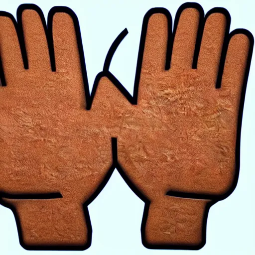 Image similar to 3 d icon of hand