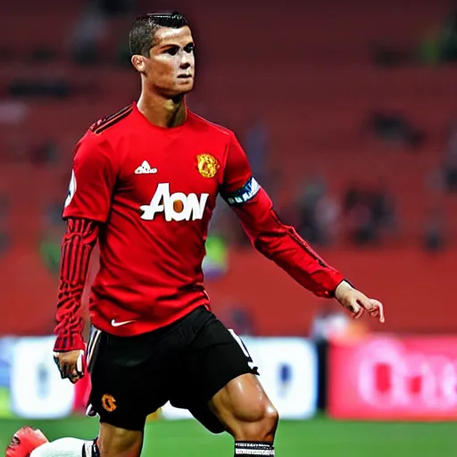 Prompt: cr7 Manchester United