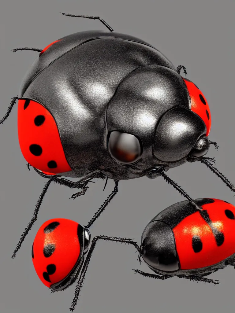 Prompt: ladybug digital art, 16k, hyperrealism, high detail, ray tracing, concept art, octane render