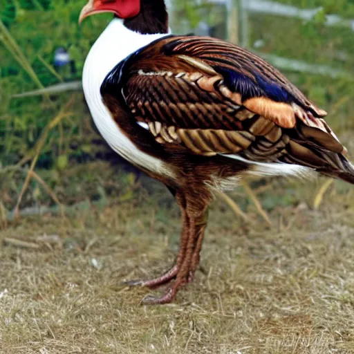 Prompt: fowl willem dafoe mixed with a fowl : intricate, elegant, highly detailed, centered, smooth, sharp focus,