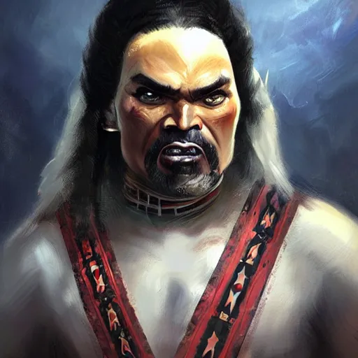 Image similar to Maori Tlingit Klingon by Greg Rutkowski