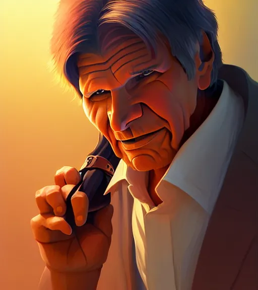 Prompt: icon stylized minimalist harrison ford as gourd!, loftis, cory behance hd by jesper ejsing, by rhads, makoto shinkai and lois van baarle, ilya kuvshinov, rossdraws global illumination