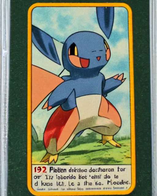 Prompt: a pokemon card from the 1 9 4 0 s