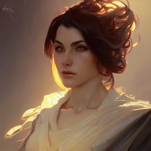 Image similar to digital character concept art by artgerm and greg rutkowski and alphonse mucha. closeup open female mouth, defiant, light effect, 8 k, hyper detailed, intricate, elegant, digital painting, artstation, smooth, sharp focus