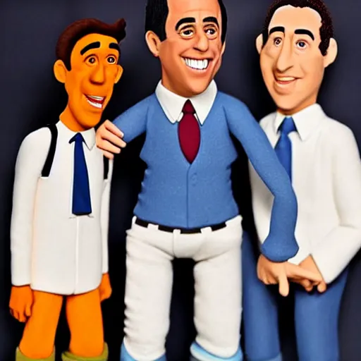 Prompt: jerry seinfeld claymation
