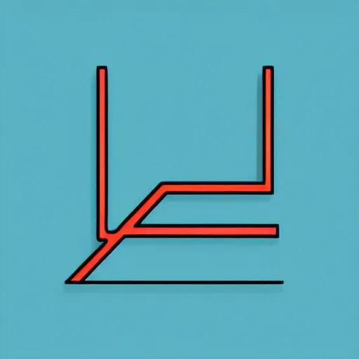 Prompt: an icon of the letter r, single arrow, modern, pictorial mark, iconic logo symbol