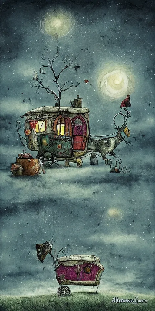 Image similar to a caravan by alexander jansson