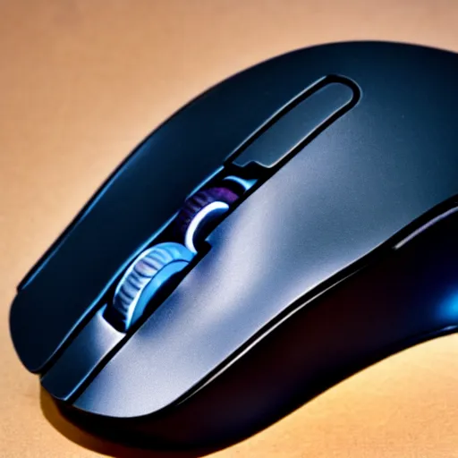 Image similar to long shot of pc mouse with blond hair