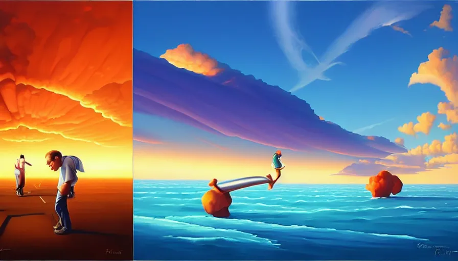 Image similar to the two complementary forces that make up all aspects and phenomena of life, by RHADS