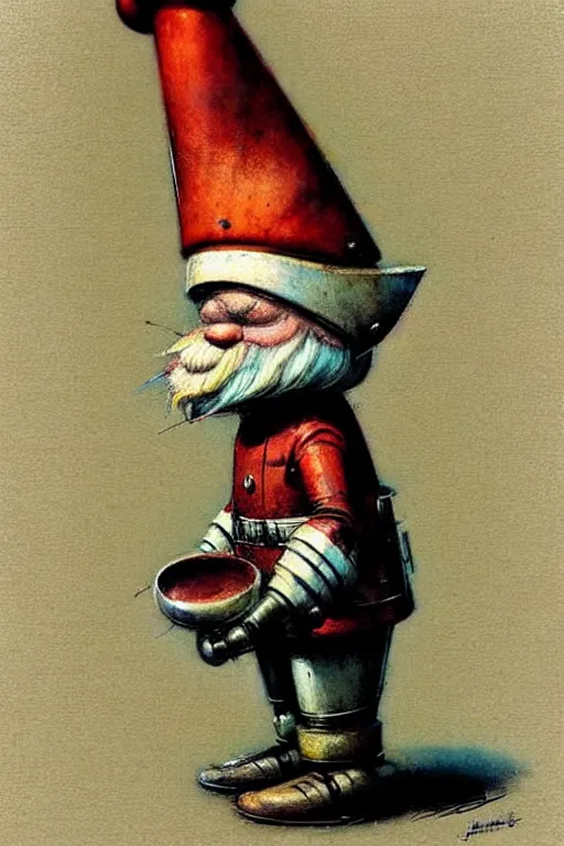 Image similar to ( ( ( ( ( 1 9 5 0 s retro robot knome. muted colors. ) ) ) ) ) by jean - baptiste monge!!!!!!!!!!!!!!!!!!!!!!!!!!!!!!