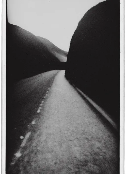 Image similar to impossible, black and white photograph