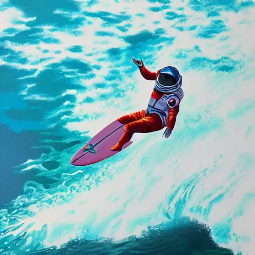 astronaut surfer