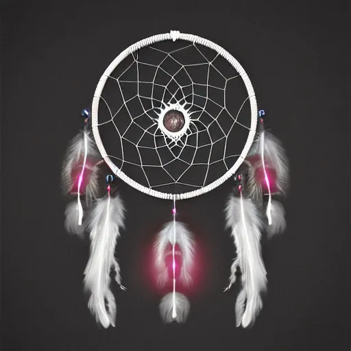 Image similar to necromancer dream catcher, octane render